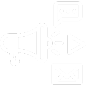 A megaphone, a message and an email