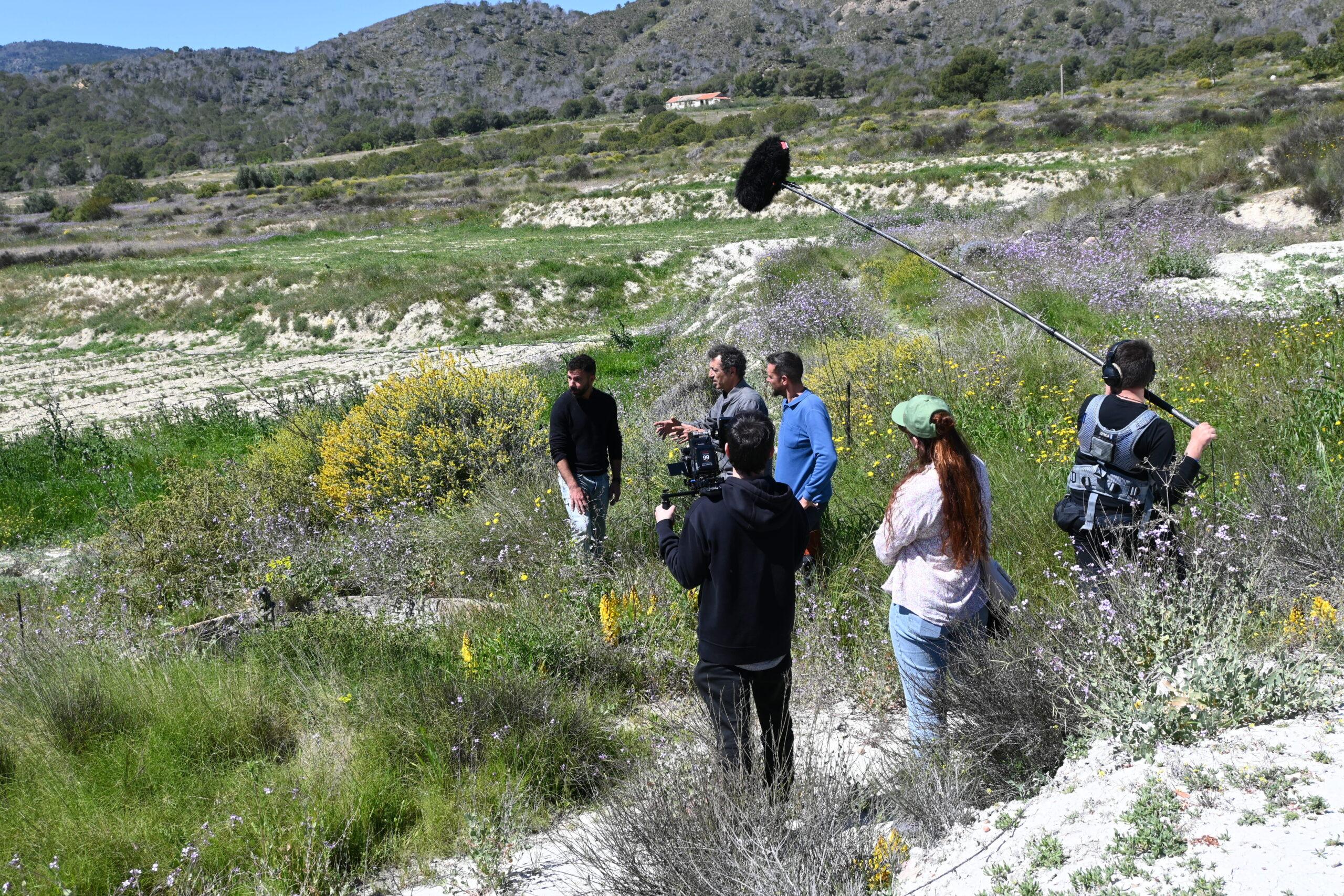 Filming video in Corvera (Murcia) DSC_0825