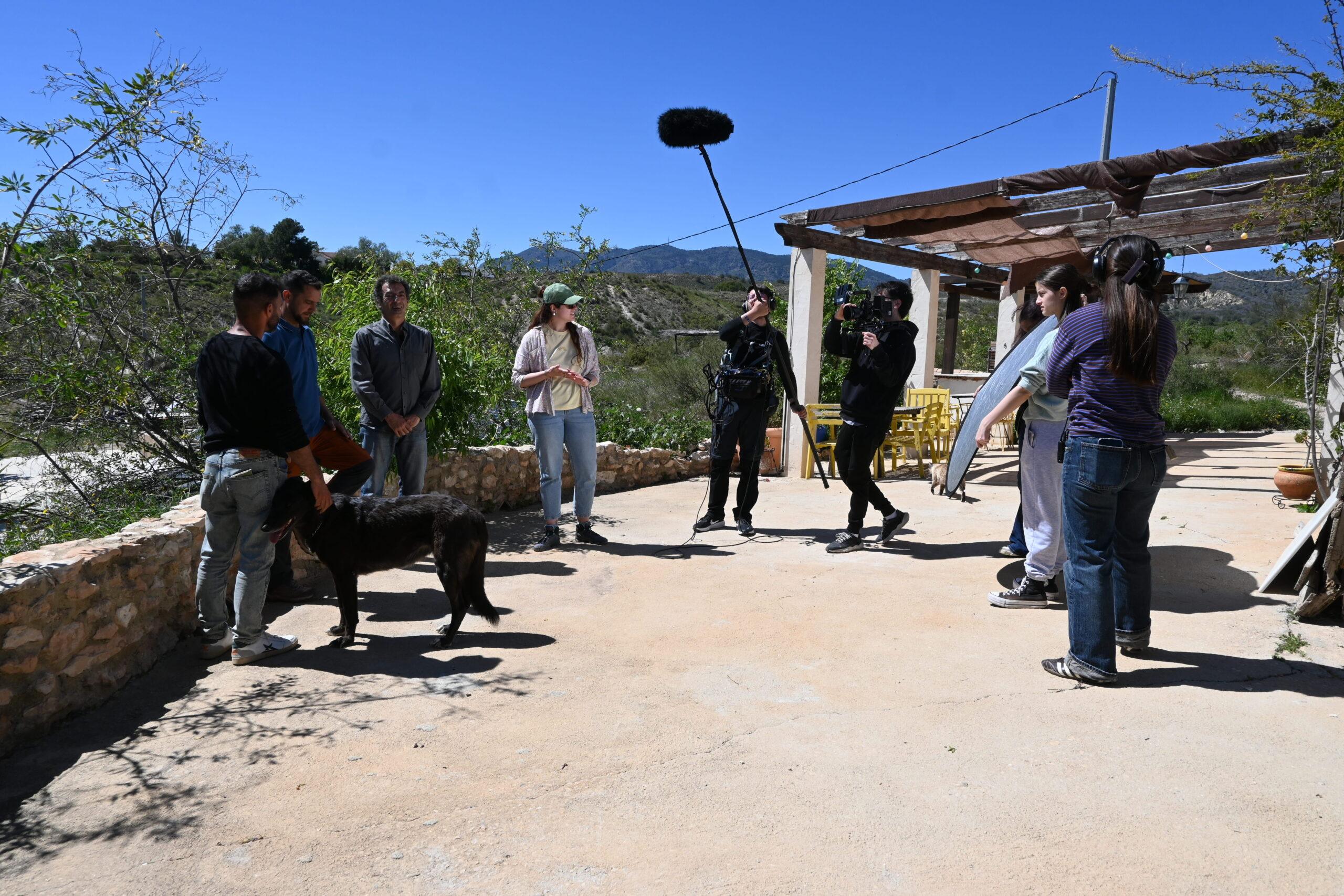 Filming video in Corvera (Murcia) DSC_0884