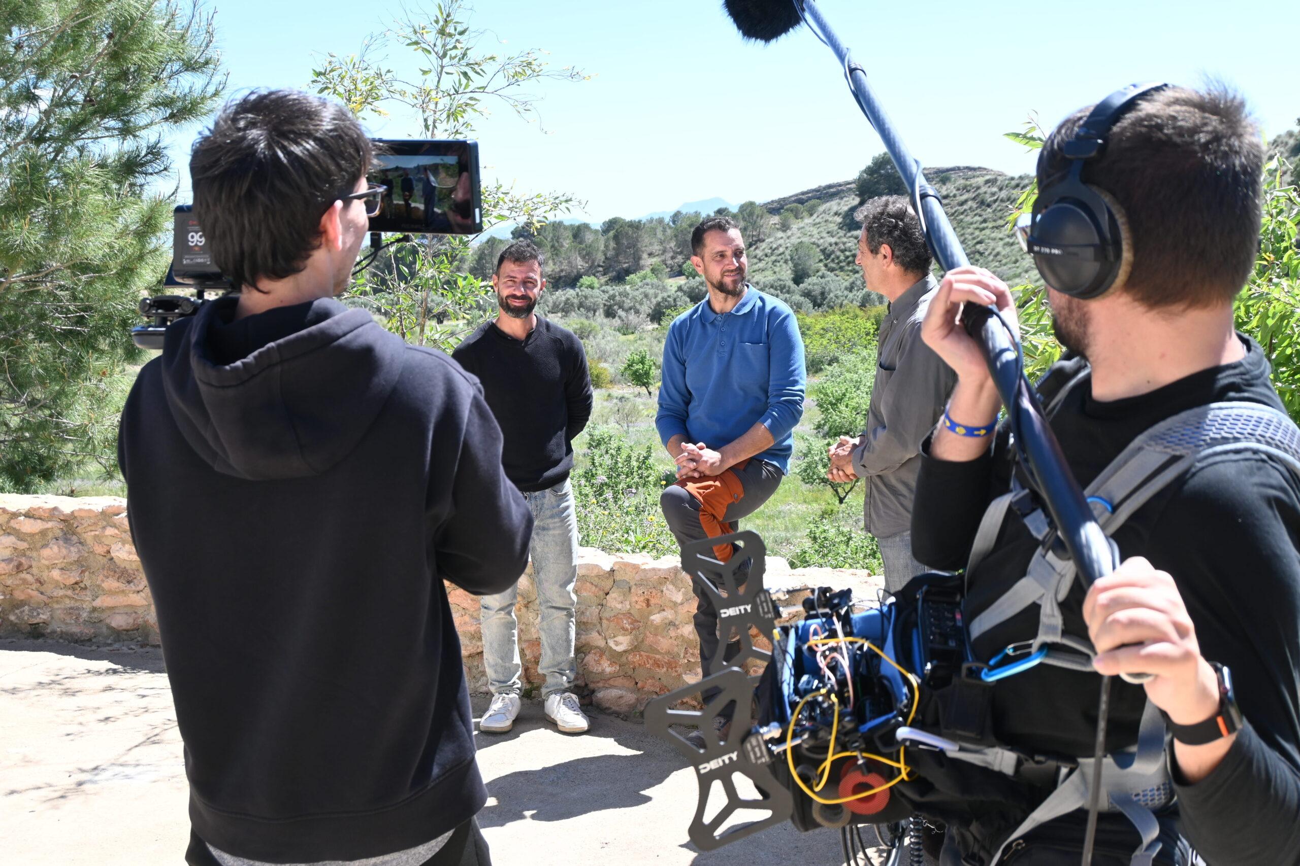 Filming video in Corvera (Murcia) DSC_0901
