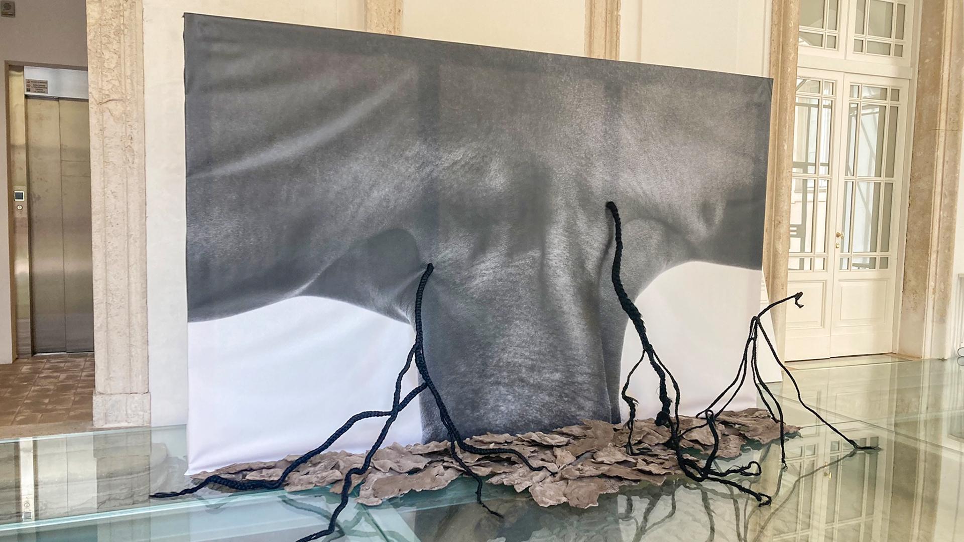 Artwork at Villa Aliteri from the Soil Art Tales exhibition